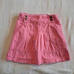 Carhartt girls size 4 pink skirt heart snaps